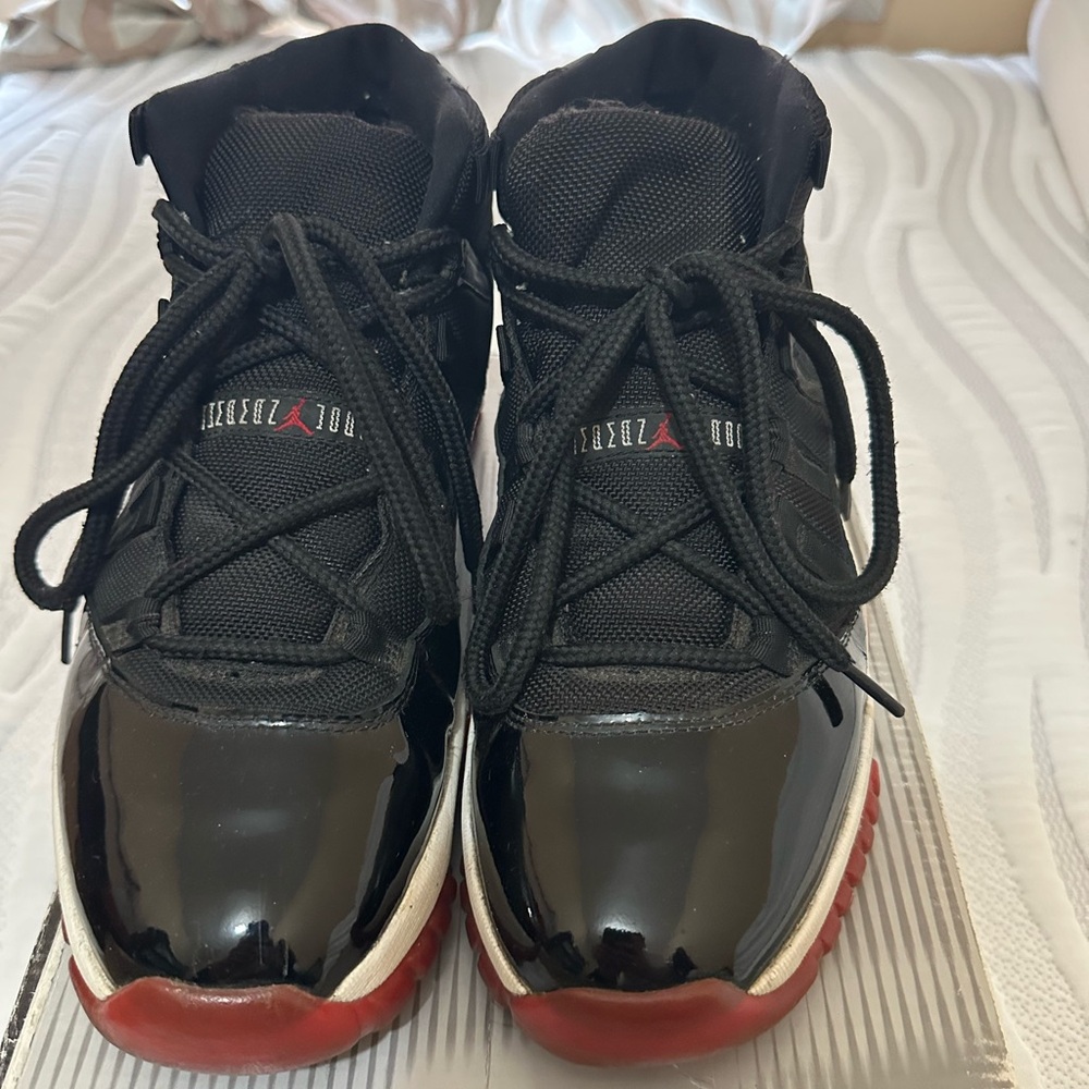 Jordan Black and Red Sneakers